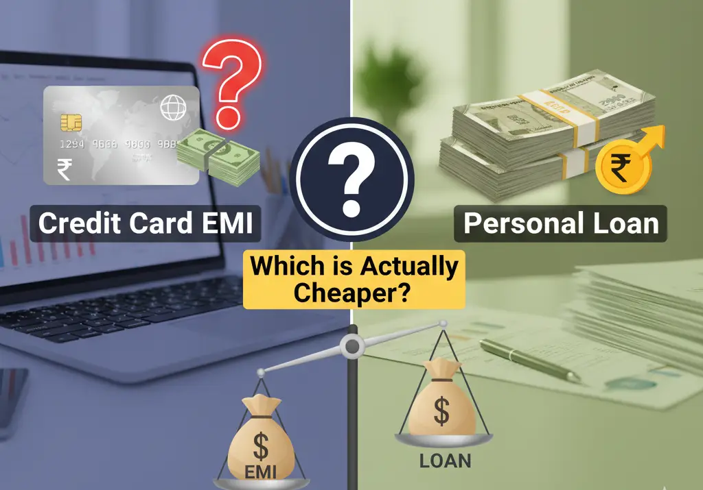 Credit Card EMI vs Personal Loan India 2026 — Which is